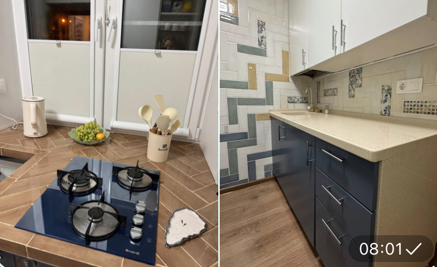 Кухня «не для всех». Но она у меня уже третий год и до сих пор я ее обожаю, а это самое главное. И на ней всегда вот такой порядок. Хотя готовлю я много.