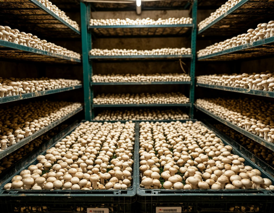 выращивание шампиньонов