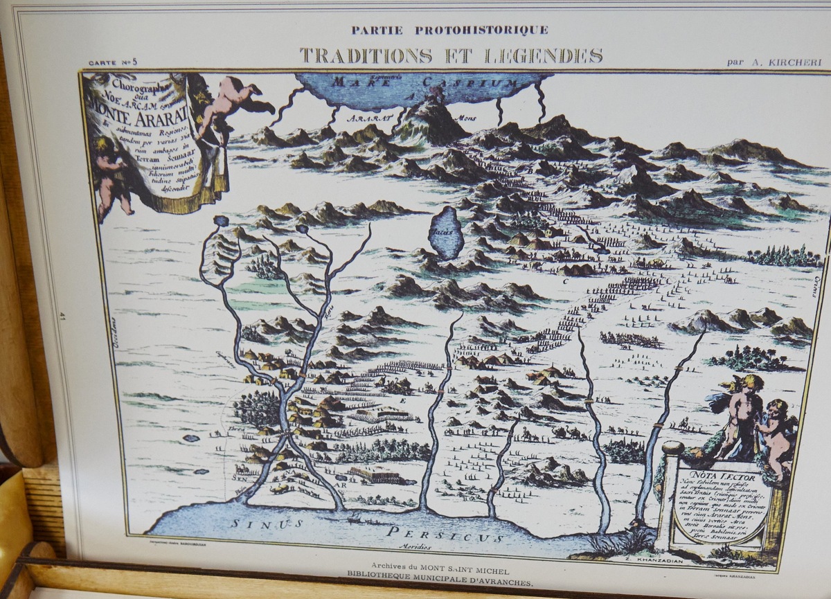 Изображение из атласа Затика Ханзадяна «Историческая картография Армении»