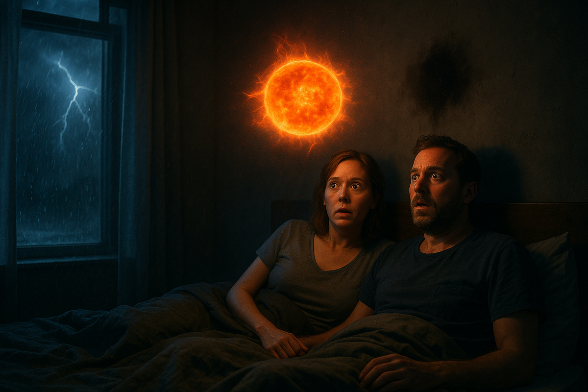 шаровая молния может застать нас дома , в самое неподготовленное время (реконструкция)