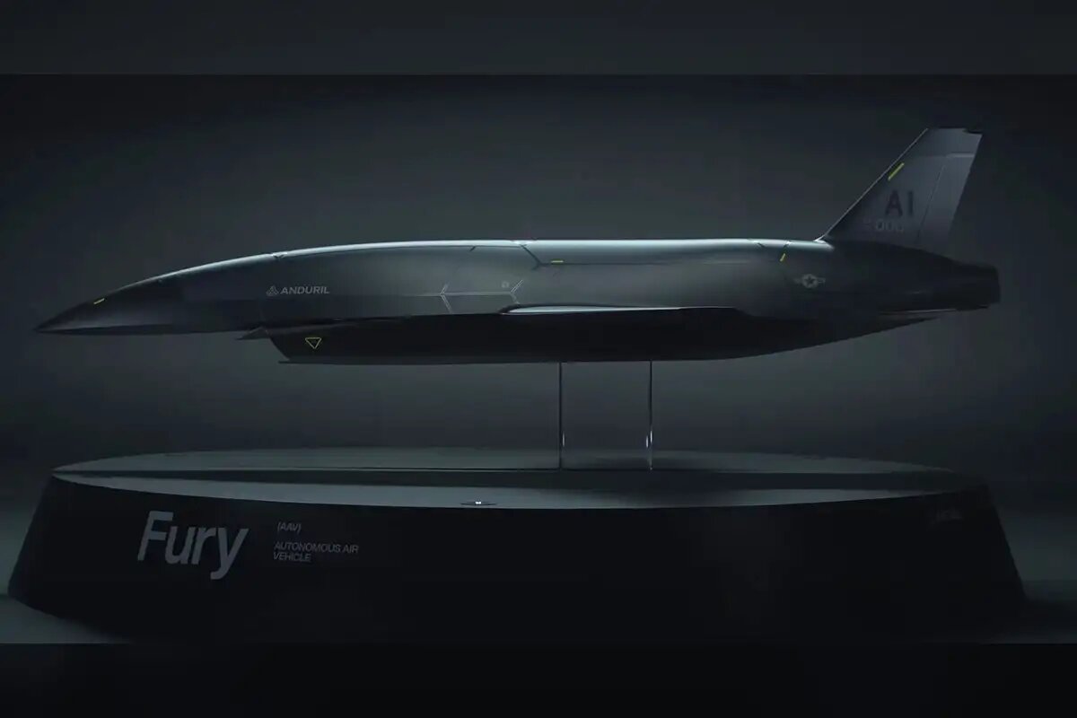   Беспилотный самолёт Fury. © YouTube/AndurilIndustries