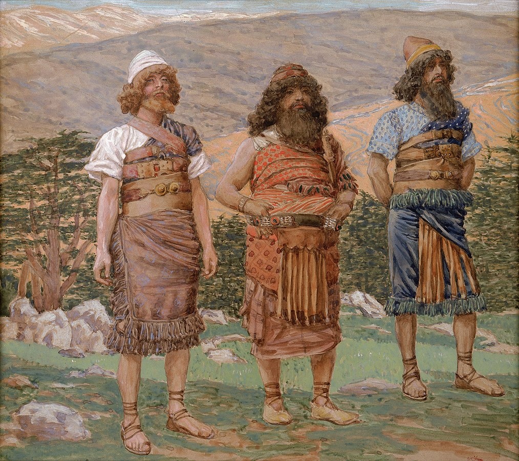 Сим, Хам и Иафет. Художник: Джеймс Тиссо (1836–1902).