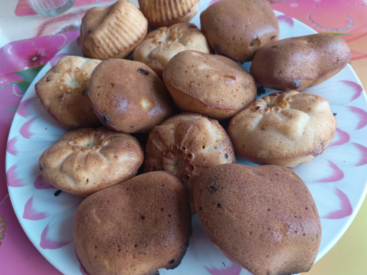 фото автора: готовые кексы