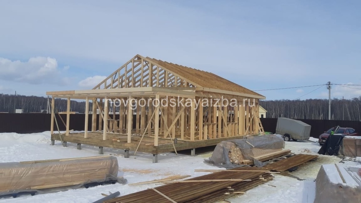 Каркасный дом: процесс строительства