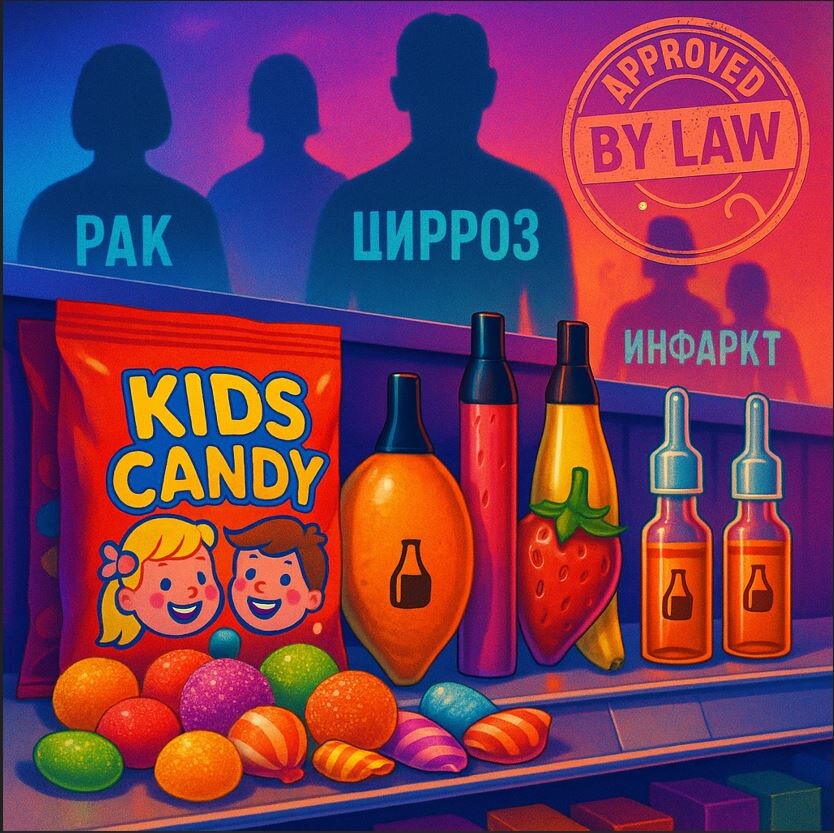 Яркая упаковка — мрачные последствия. Всё в рамках закона