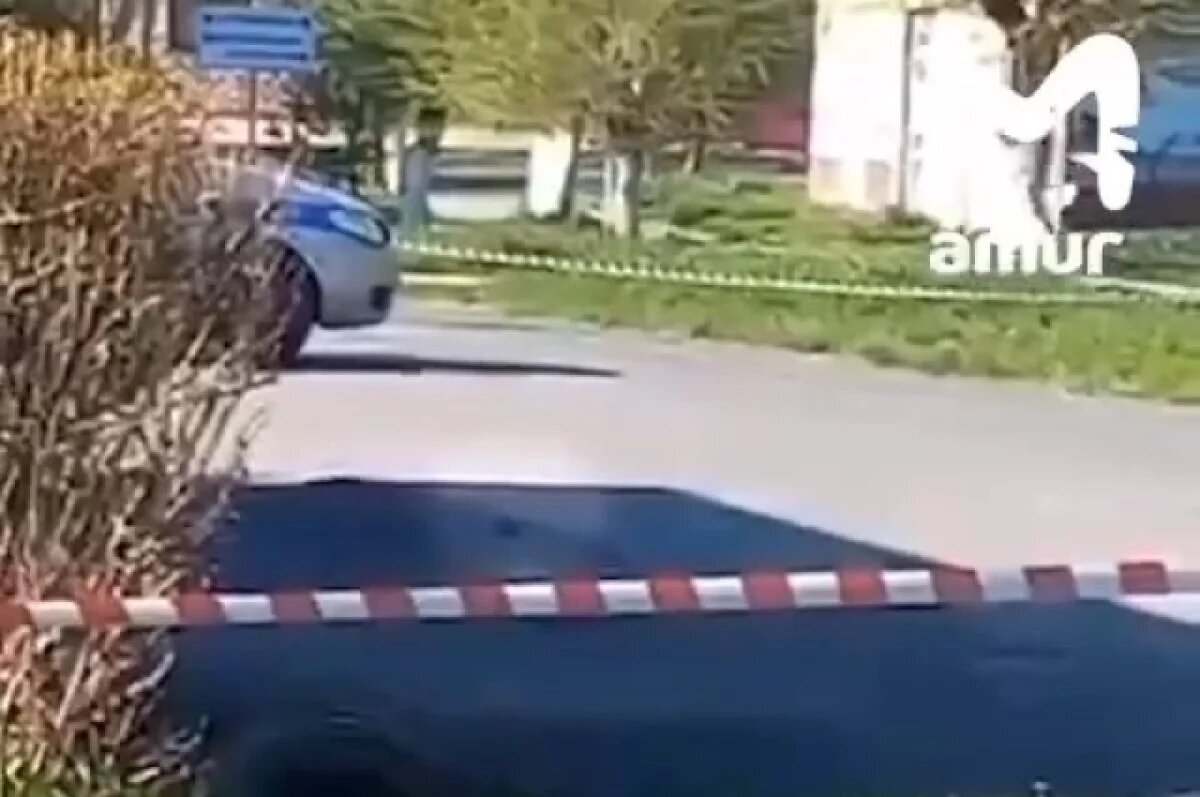    Размахивал «гранатой»: полиция Приморья задержала мужчину на улице села