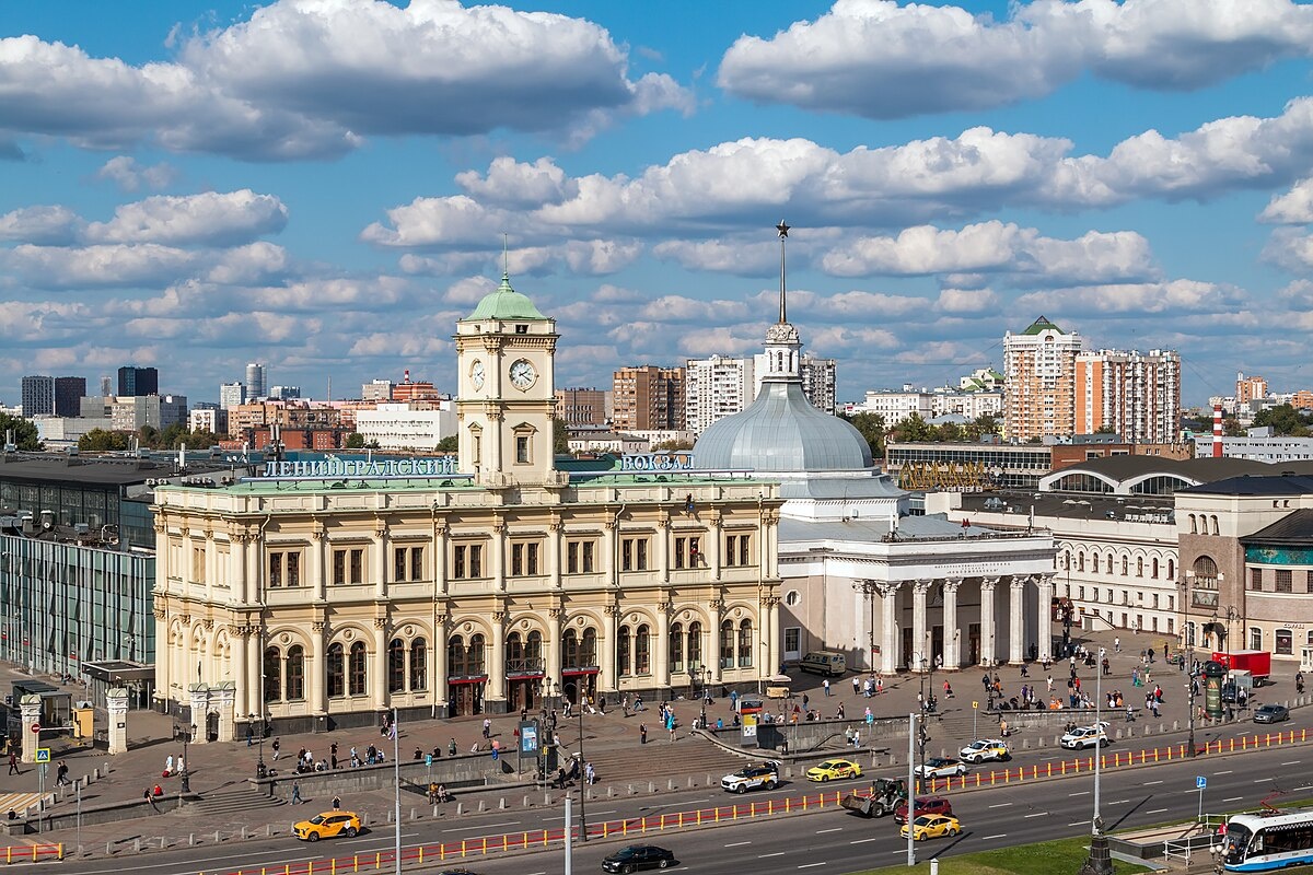 Ленинградский вокзал, Москва. Источник фото: commons.wikimedia.org. Автор: Mike1979 Россия.