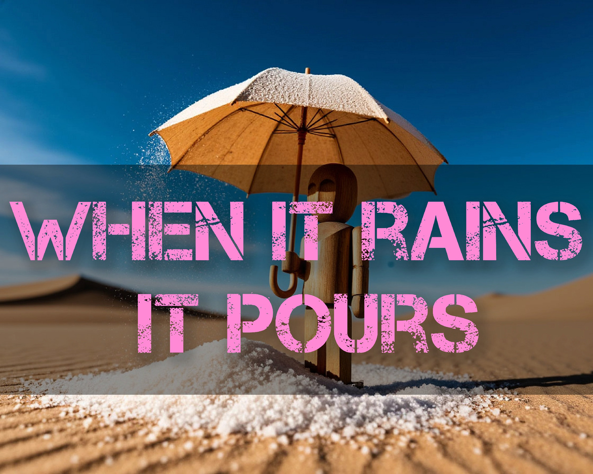 when it rains it pours