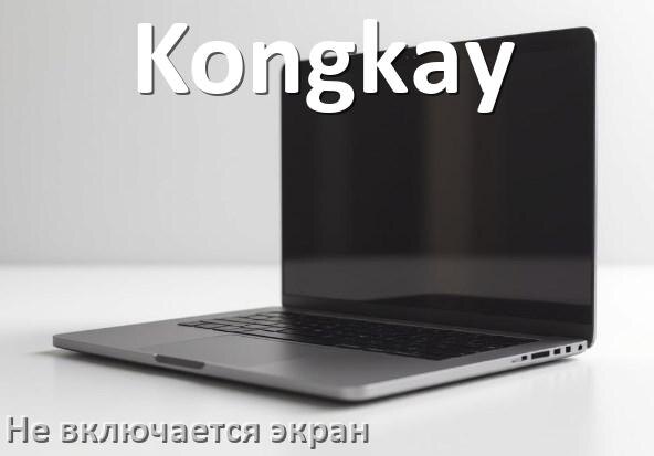 
Почему на ноутбуке Kongkay чёрный экран не включается и что делать