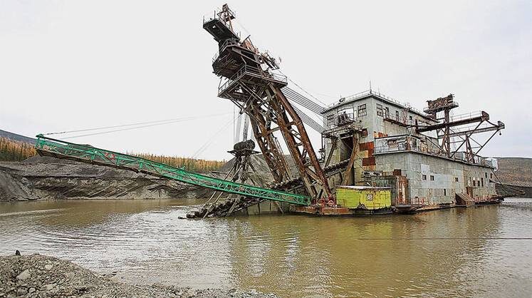   «ПОЛЮС» Добыча россыпного золота в России в последние годы падает