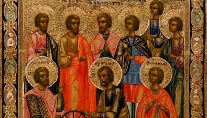 Святые мученики Кизические. Изображение: pinimg.com