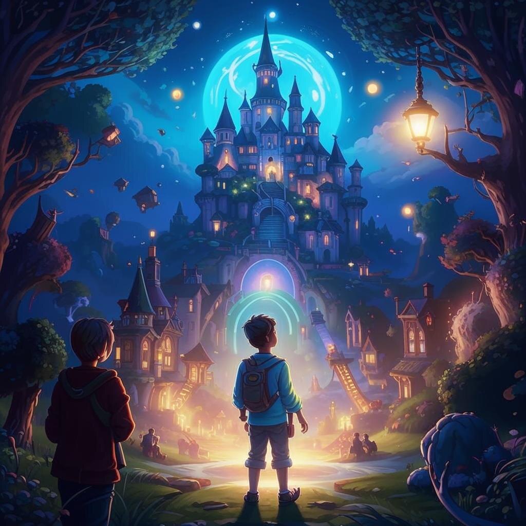 Жил-был в одном небольшом селении мальчик по имени Митя. Был он смышленым, но непоседливым, вечно попадал в разные истории. Однажды бабушка рассказала ему древнюю легенду о волшебнике с серебряными волосами, который каждую ночь приходит к тому ребенку, кто искренне мечтает изменить мир к лучшему.

Митя загорелся желанием встретиться с этим волшебником. Вечером, ложась спать, он представил себе мир, где все улыбаются, птицы поют громче обычного, а цветы пахнут слаще. Уснул Митя, крепко сжимая любимую игрушку — маленького деревянного щенка.

Проснулся он утром и почувствовал, что кровать стала мягче, комната просторнее, а солнечные лучи проникали сквозь окна необычайно мягко. Побежал Митя во двор, и увидел, что все соседи улыбаются ему навстречу, а собака соседского дедушки, прежде сварливая и неприступная, виляла хвостом и радостно лаяла.

Возвращаясь домой, Митя вновь лег отдохнуть и сразу почувствовал, как мягкая постель обнимает его тело, одеяло дарит приятное тепло, а игрушки оживают, играя с ним. Понял он тогда, что волшебник с серебряными волосами пришел к нему ночью и исполнил его желание сделать мир чуть-чуть добрее и прекраснее.

Вот так простая детская мечта изменила целый мир. Никогда не забывайте мечтать, дети, ибо ваши мечты способны творить настоящие чудеса! 🌟✨