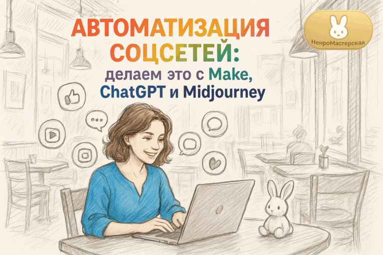    Автоматизация соцсетей: делаем это с Make, ChatGPT и Midjourney Оксана Солдатова