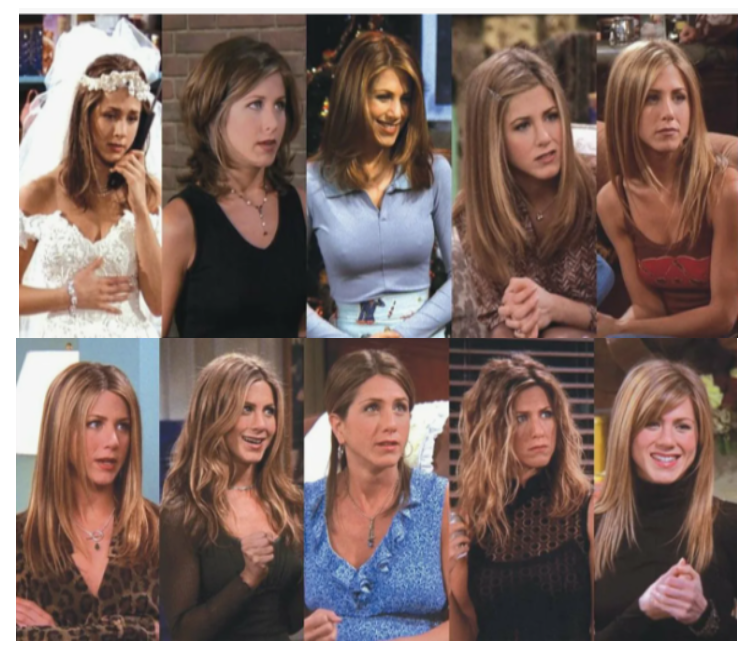 Такая разная Дженифер Энистон в сериале Друзья