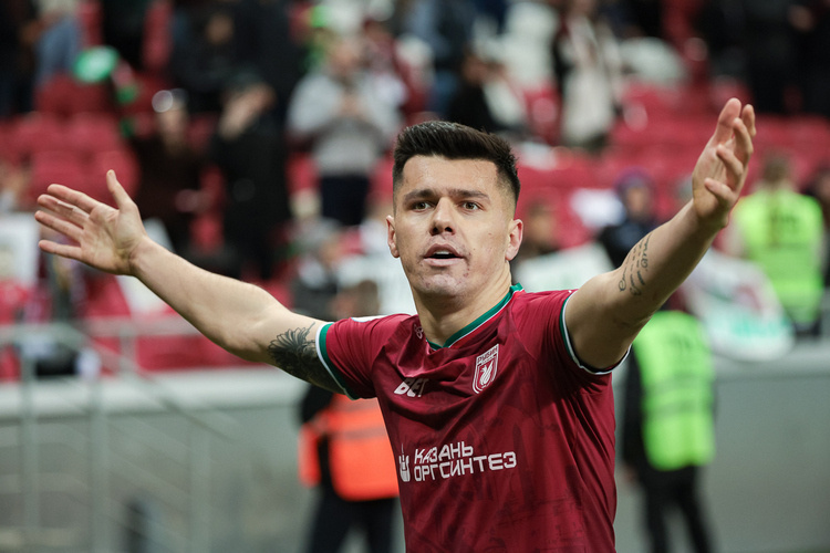    «Рубин» обыграл «Ростов» со счетом 1:0.   
Фото: Сергей Елагин