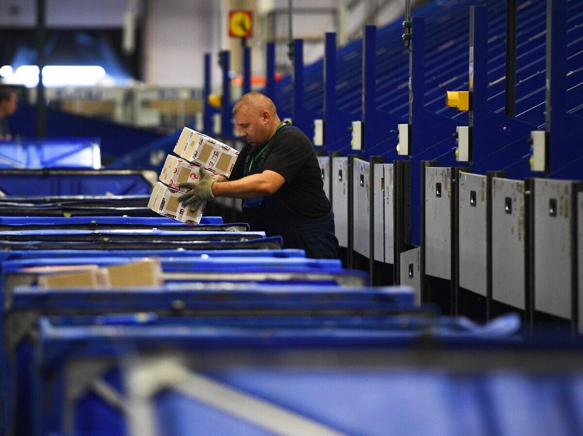    Логистический почтовый центр "Внуково"© РИА Новости / Владимир Астапкович