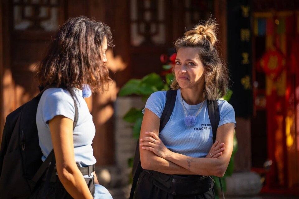    Регина Тодоренко и Елена Чирва. Источник: t.me/todorenkoregina