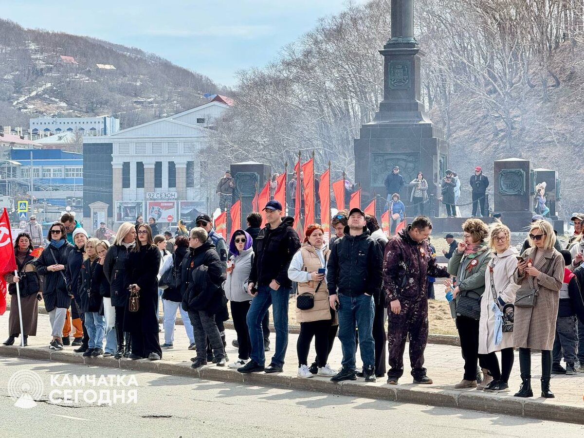 Фото: Центральная часть Петропавловска-Камчатского 9 мая 2025 г. / ИА «Камчатка»