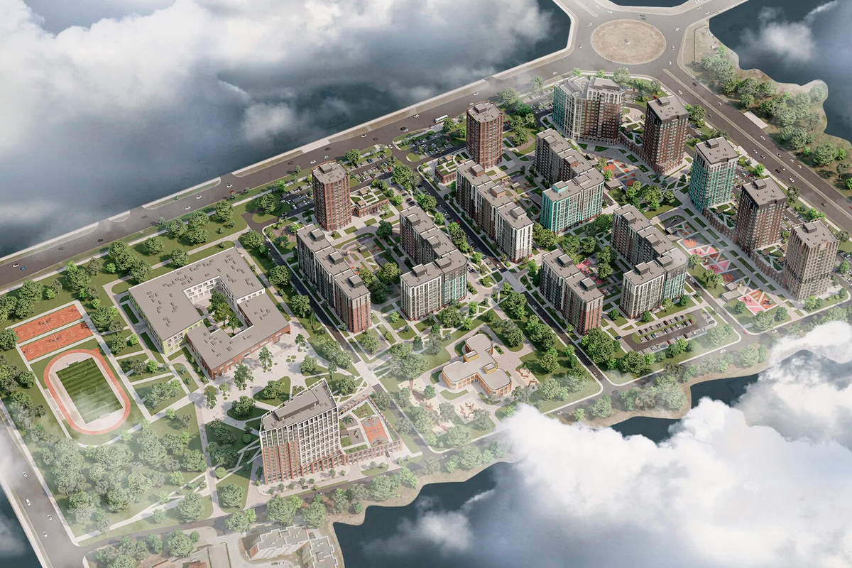 Фото: Визуализация микрорайона «Северный» / Специализированный застройщик «Строительная компания Север»