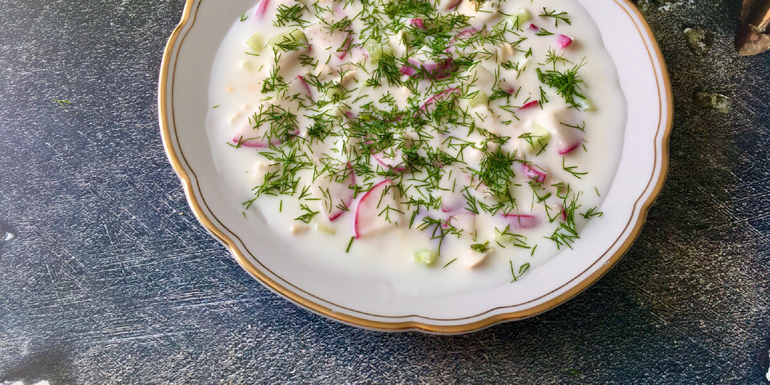 Моя идеальная (по БЖУ) окрошка. Похудела до 54 кг на вкусное еде