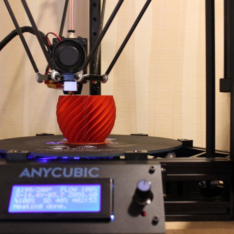 Мой Anycubic Kossel Linear Plus