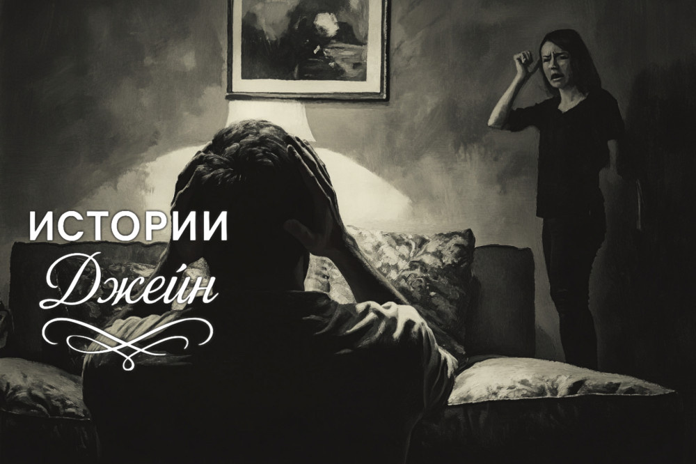    — Ты и так всё время на работе пусть твои деньги идут на мою семью — жена требует объяснений