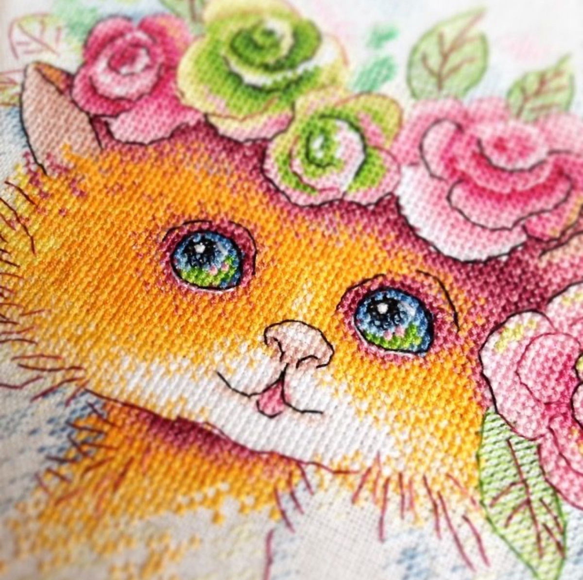 Детали вышивки