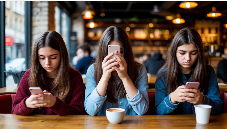 Есть даже специальный термин "wi-fi party", описывающий явление когда группа людей сидит не общаясь, уткнувшись только в свои гаджеты