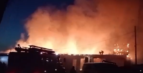     В Казачинском сгорел гараж местного лесничества