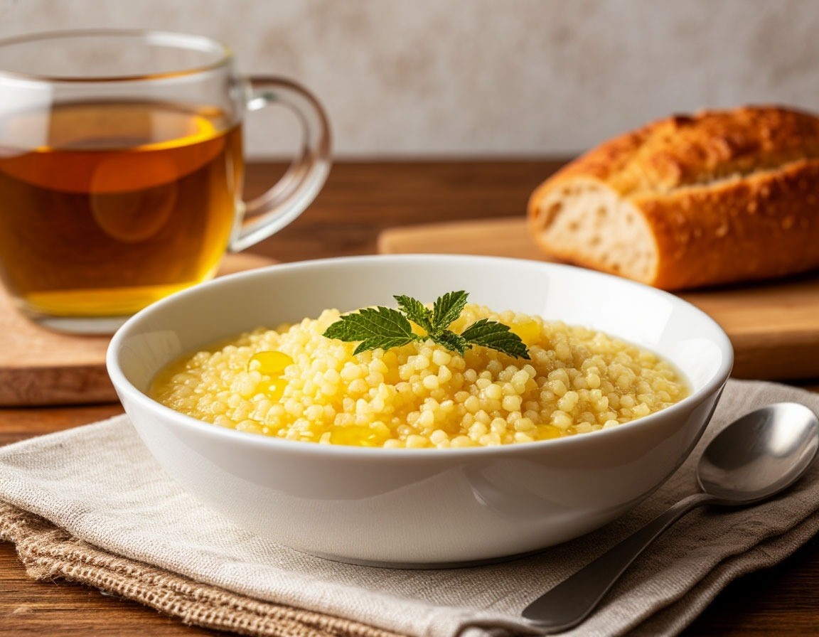 Пшенная каша на воде постная