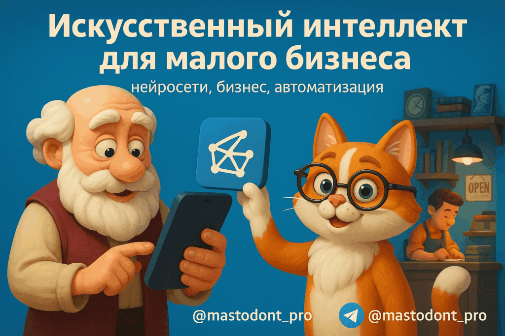    Путь философа и кота учёного: как автоматизация и искусственный интеллект помогают малому бизнесу обрести гармонию Andrey M.