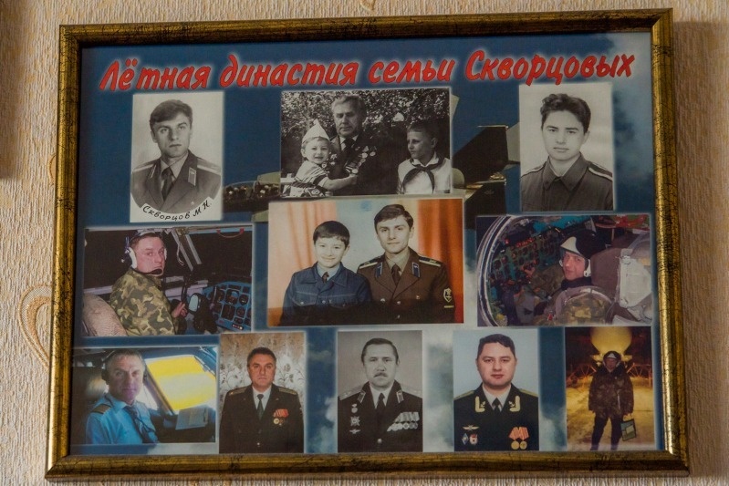 Коллаж в доме Николая Михайловича Скворцова. Фото: Юлия Новикова