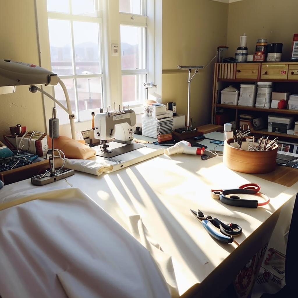 Швейная мастерская матери Леры