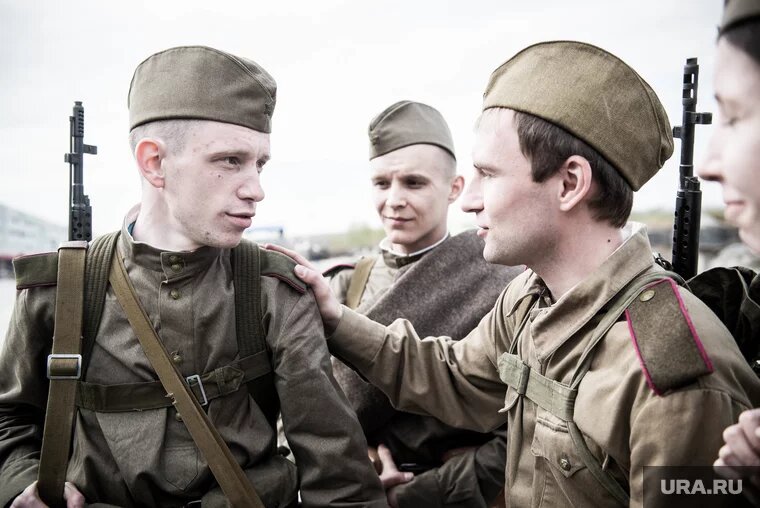 Историки разыграли реконструкцию событий в Берлине в мае 1945 года (архивное фото). Фото: Владимир Жабриков © URA.RU