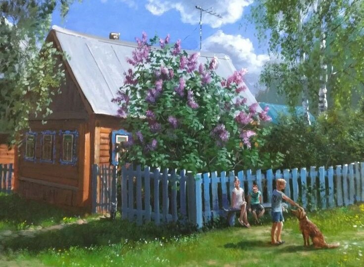 Родное, близкое к душе | Художник Евгений Лощилов