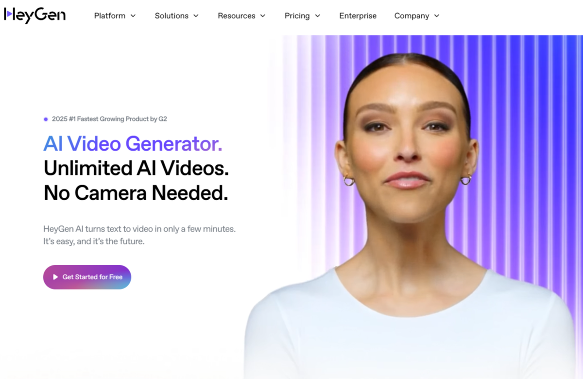 Print Screen с сайта https://www.heygen.com/