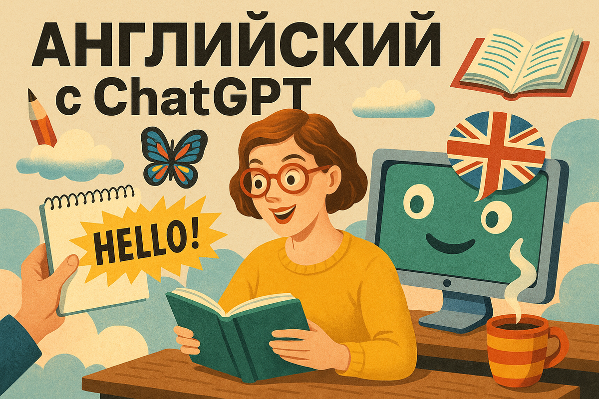 Как я начала учить английский с ChatGPT 
