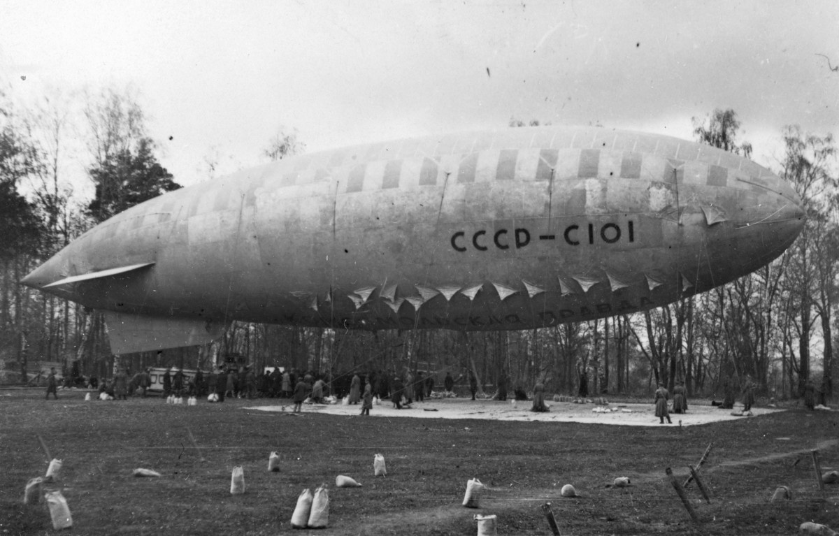 Дирижабль "Московский Химик", СССР 1930 год. фото из rg.ru