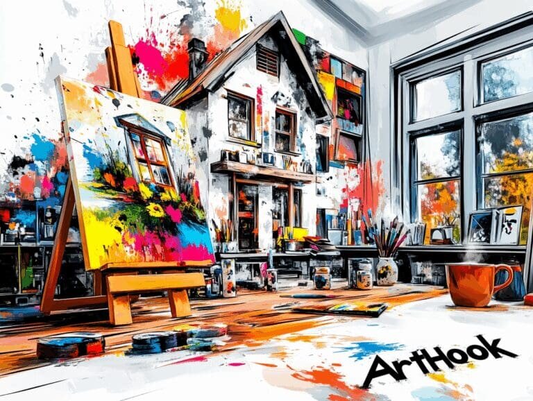    Хаус рисование: создайте свой уникальный мир на холсте и раскройте творческий потенциал Art-Hook.Ru