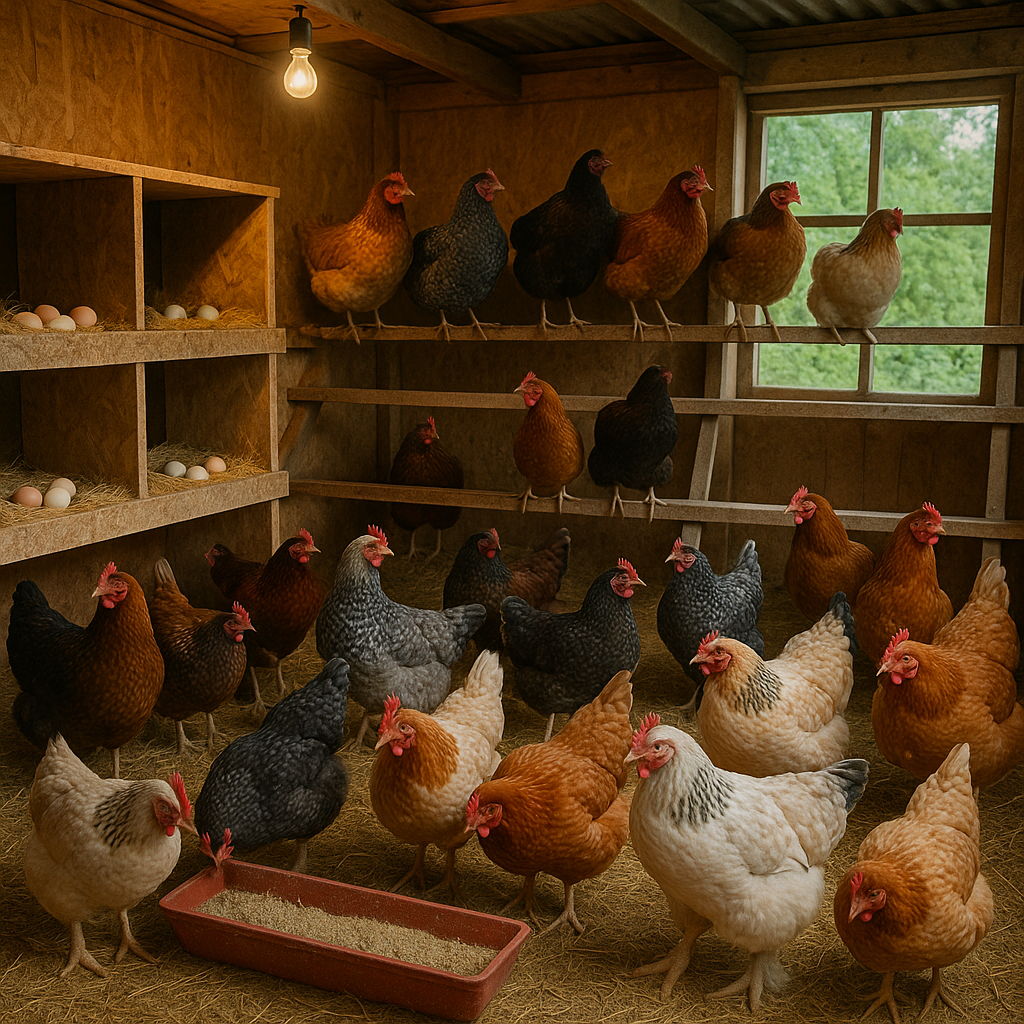 Курятник на 20-25 курочек