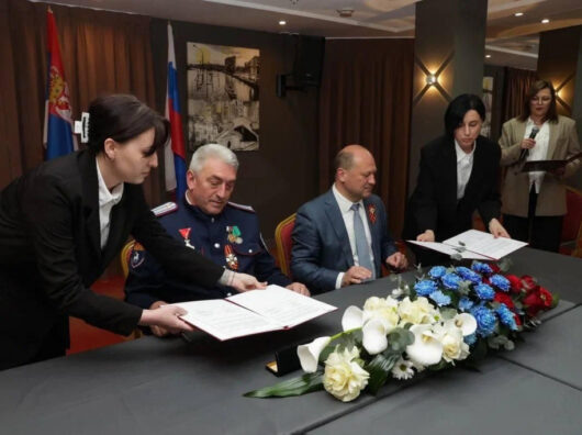    соглашение между Ростовом и Чачаком // фото: пресс-служба Администрации Ростова-на-Дону