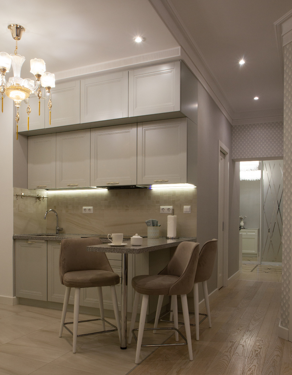 Фотография реализованного объекта с выполненным авторским надзором от дизайн студии МАТЕРИЯ