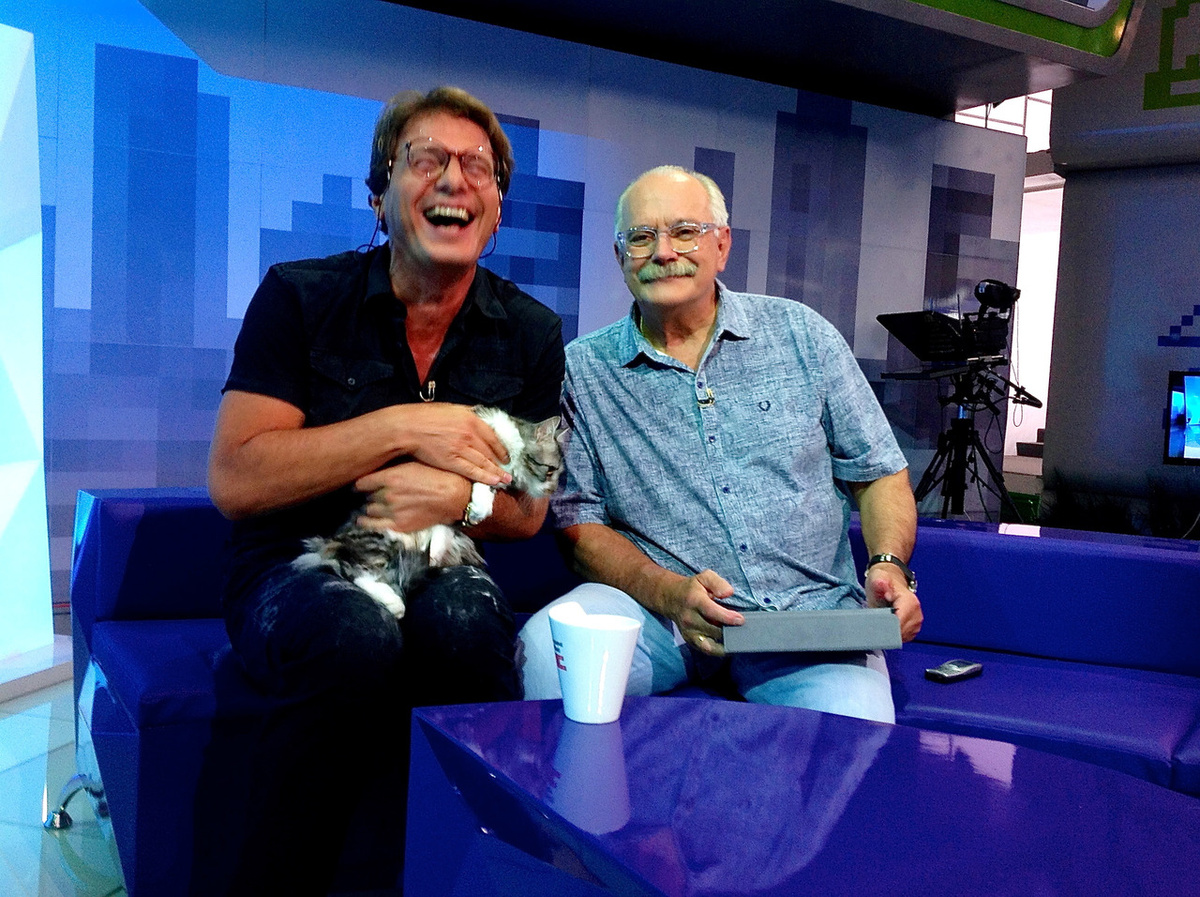 Никита Сергеевич Михалков в студии «Правды-24».