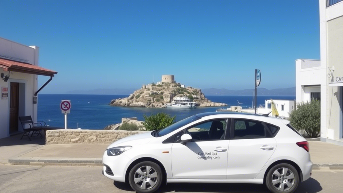 Арендованный автомобиль на Крите
