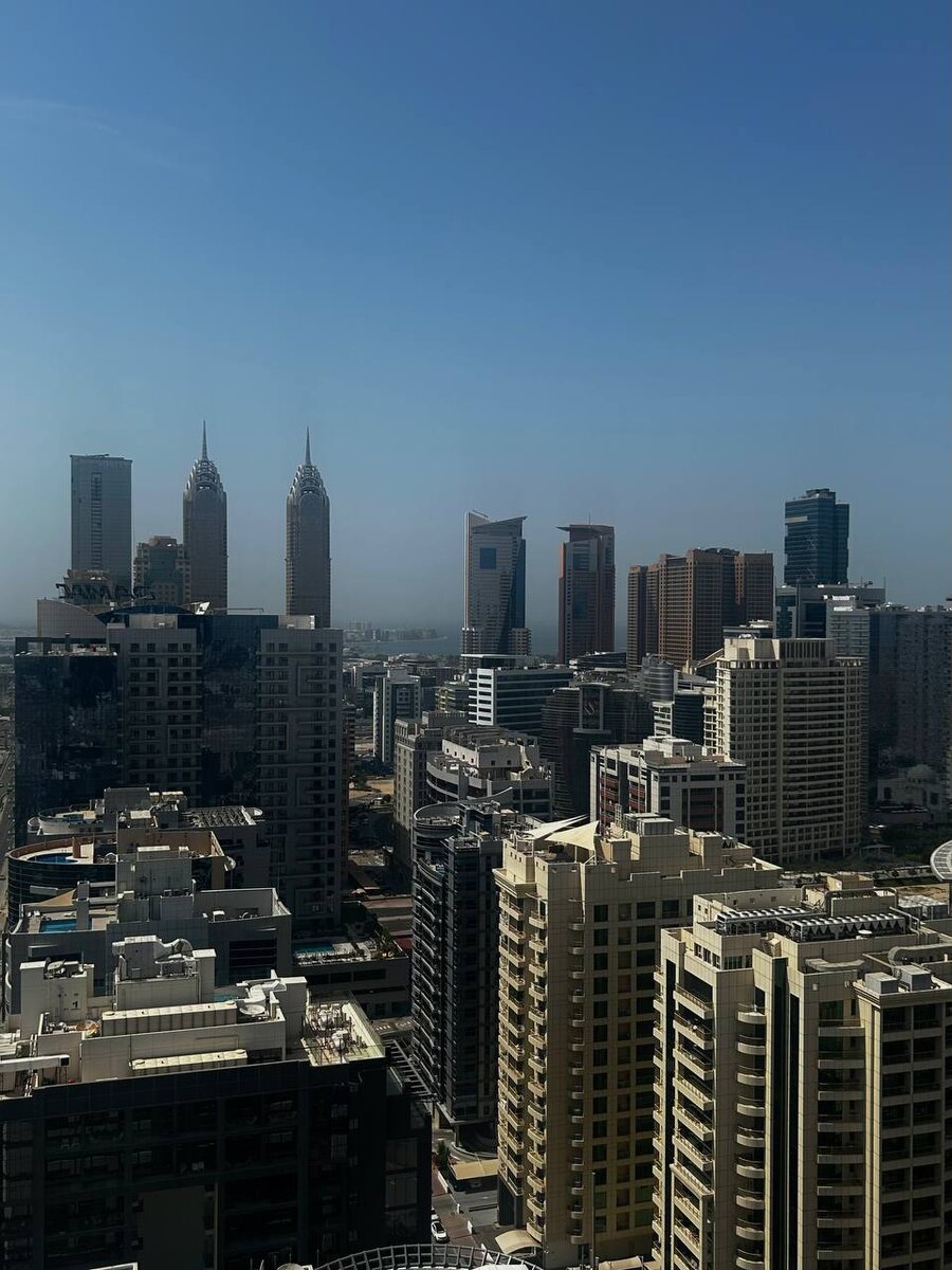 Вид из номера отеля днем