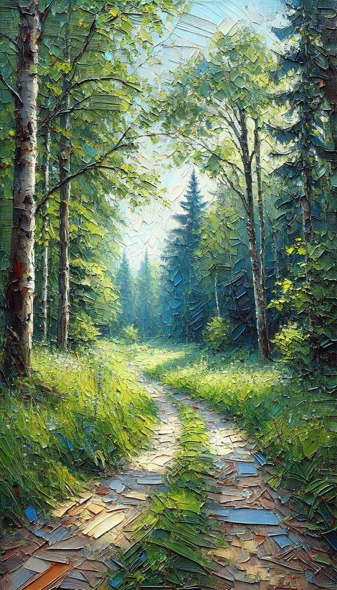 Дорога через лес