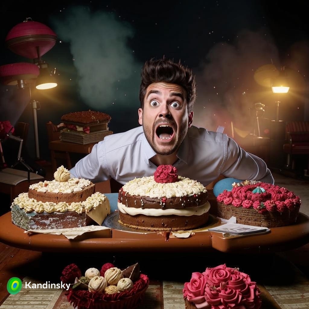 Тренировка силы воли иллюстрацияч ИИ Kandinskiy