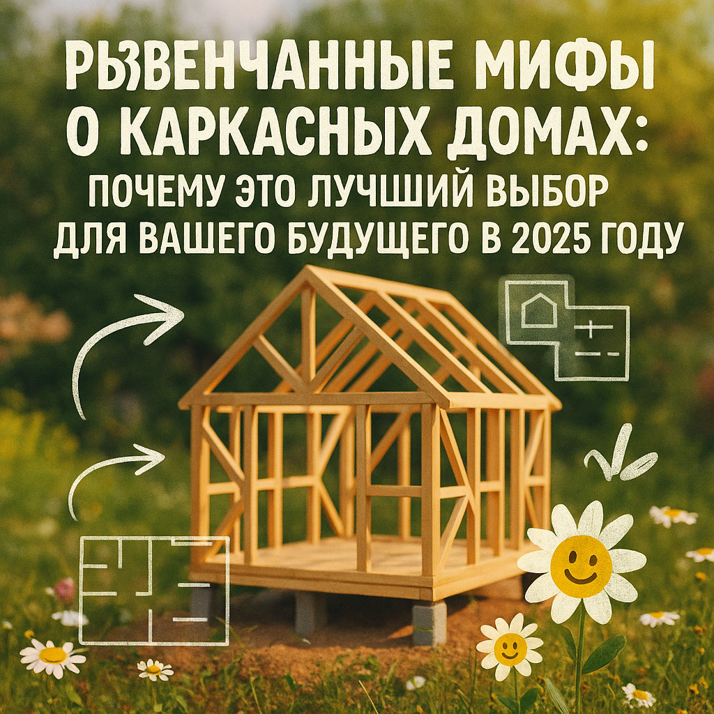    Развенчаные мифы о каркасных домах: почему это лучший выбор для вашего будущего в 2025 году