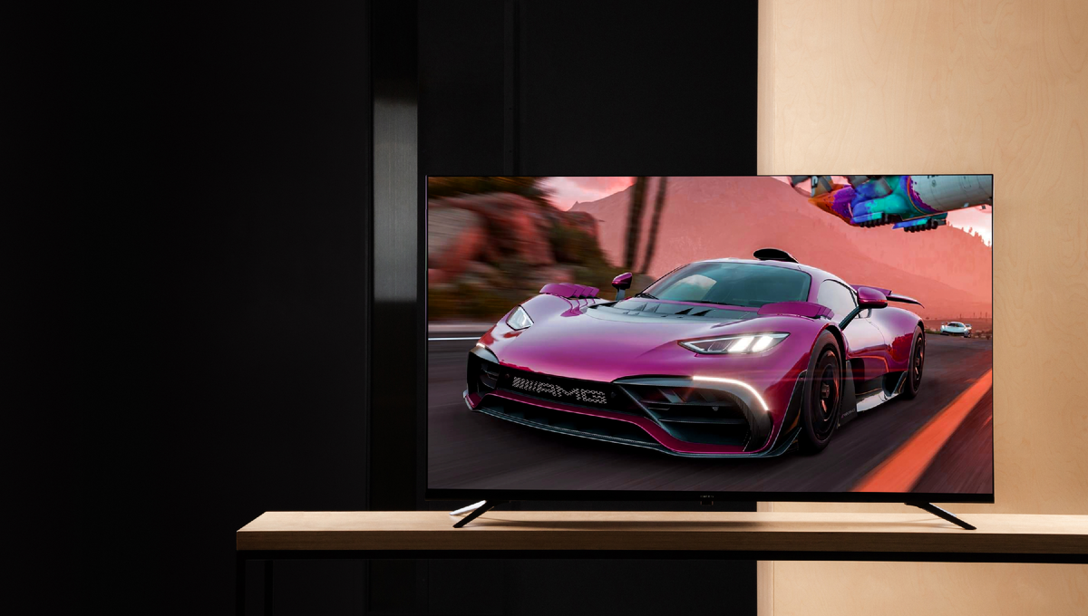 Игровой QLED-телевизор Rombica Smart TV QX55