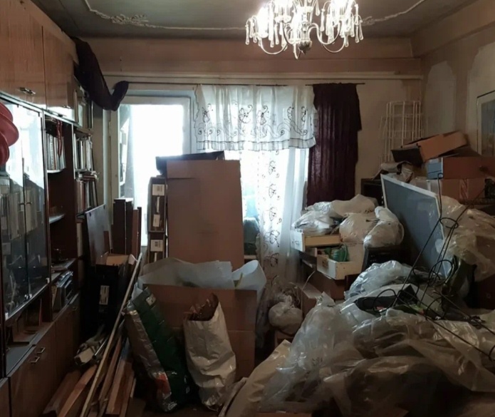 Картинка из интернета.В такой квартире вряд ли можно быстро избавиться от клопов и можно ли вообще,не выбросив лишнее .